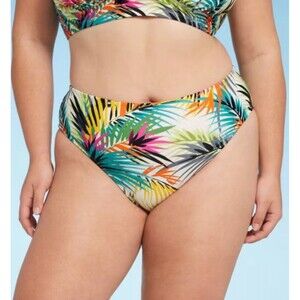 NWT Shade & Shore Mid Rise Hipster Bikini Bottom